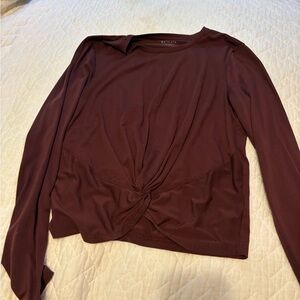Athleta: purple long sleeve shirt